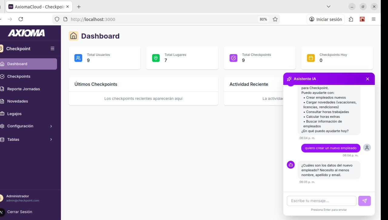 AXIO Asistente de IA